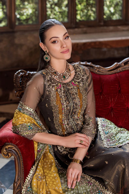 Hand Embroidered Resham Maysuri Suit