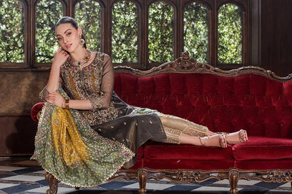 Hand Embroidered Resham Maysuri Suit