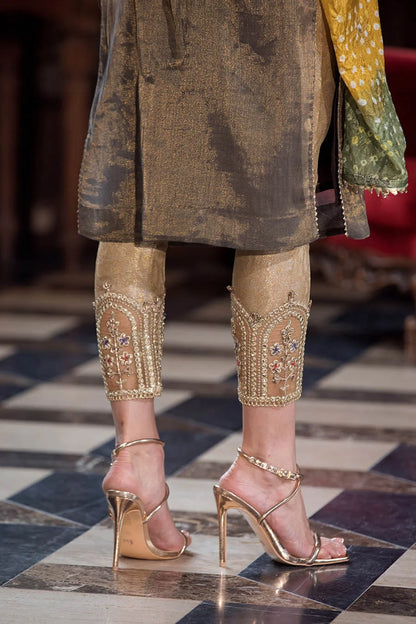 Hand Embroidered Resham Maysuri Suit