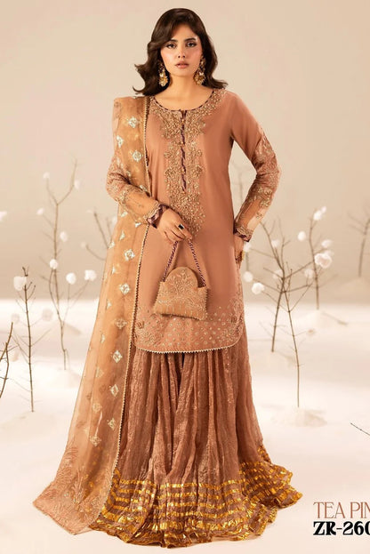 Embellished Crushed Silk Sharara