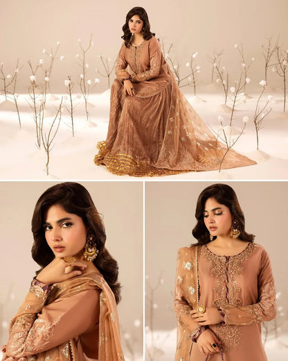Embellished Crushed Silk Sharara