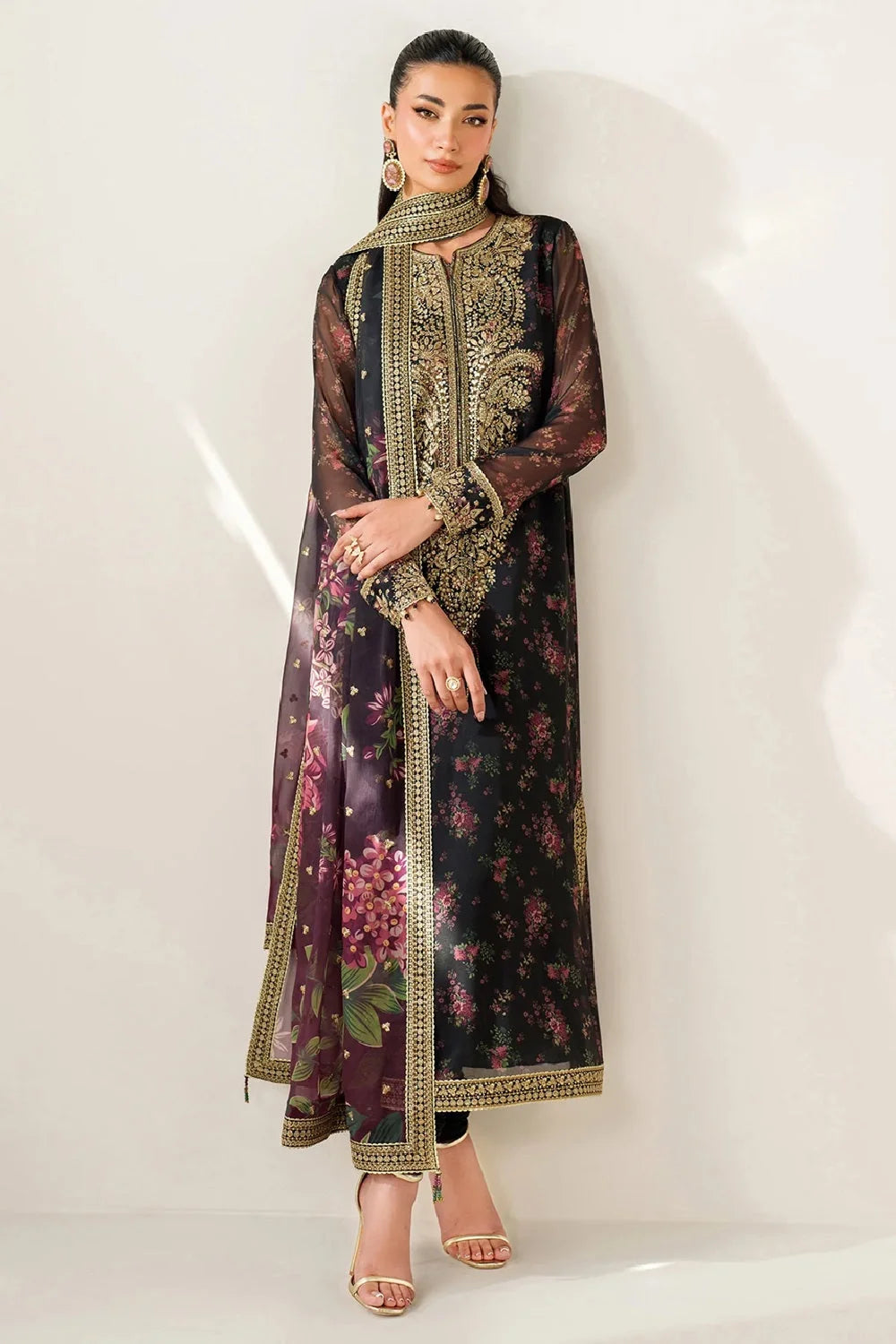 Pure Lawn Suit with Lawn Dupatta