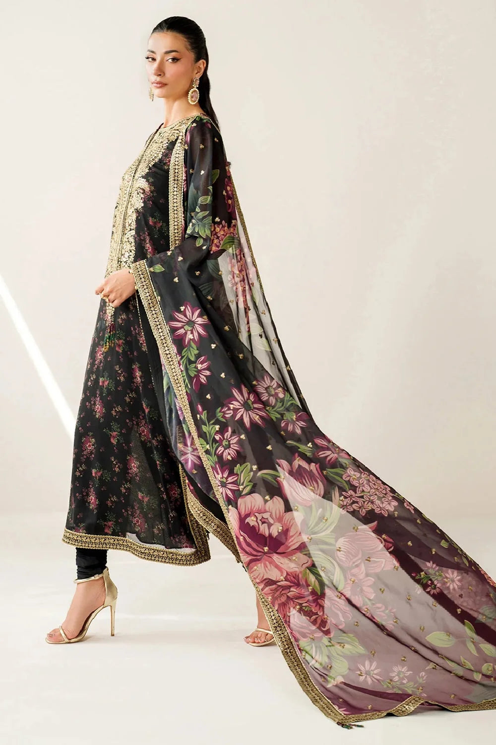 Pure Lawn Suit with Lawn Dupatta
