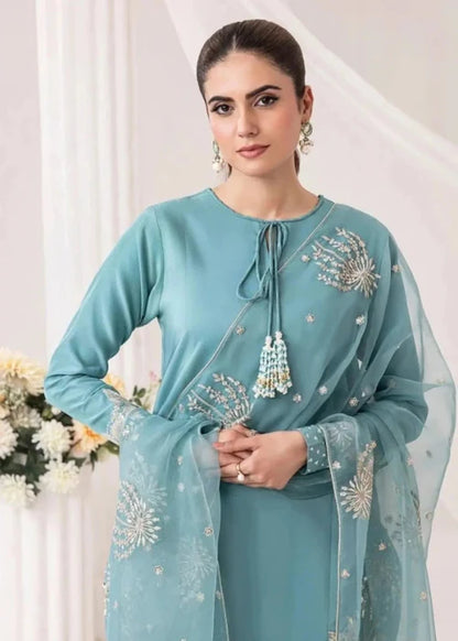 Dhanak Embroidered Short Kurta Set with Dupatta