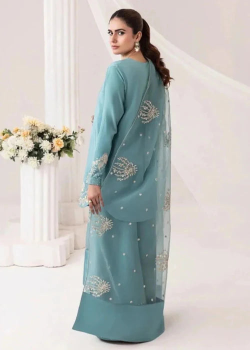 Dhanak Embroidered Short Kurta Set with Dupatta