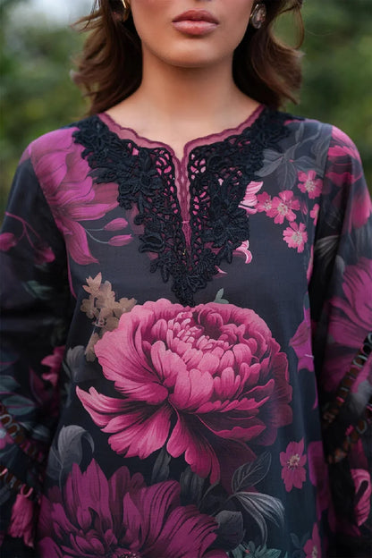 Pure Lawn Suit with Embroidered Chiffon Dupatta