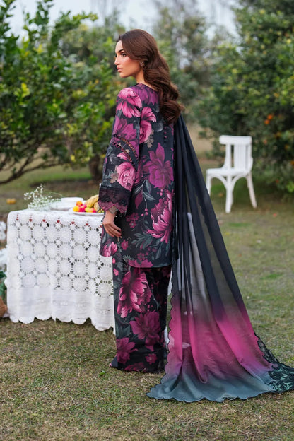 Pure Lawn Suit with Embroidered Chiffon Dupatta
