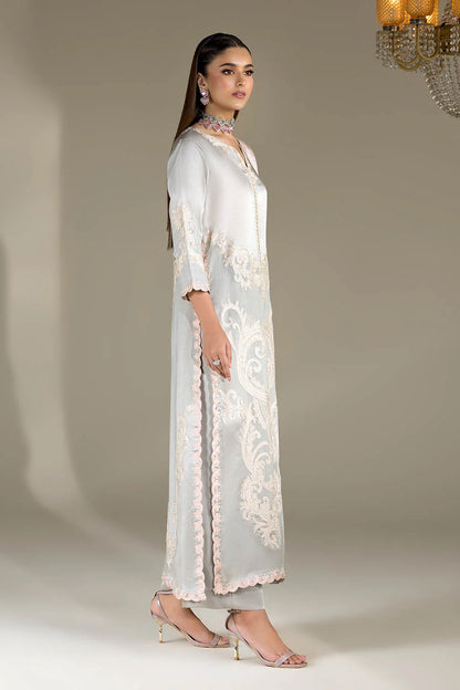 Shadow Grey Pure Silk Suit