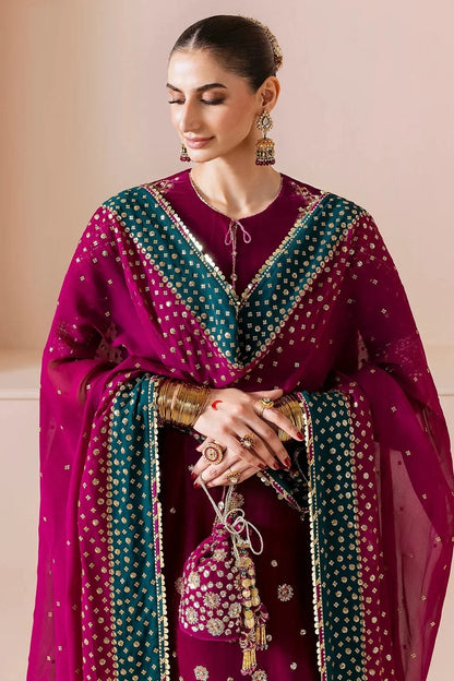 Berry Pink Pure Velvet Designer Suit