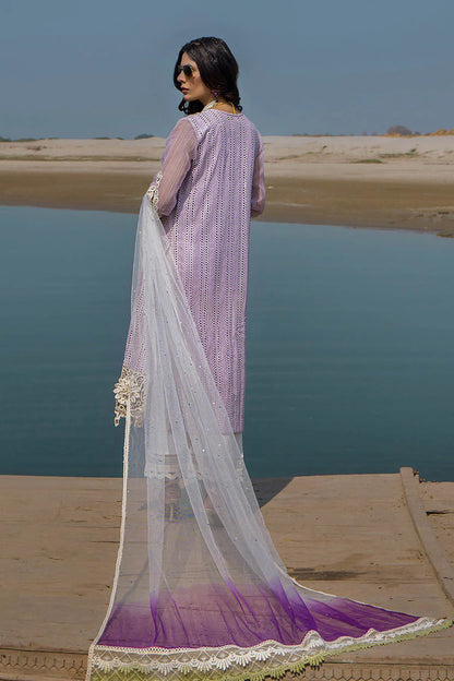 3D & Crochet Hand Embroidered Cotton Chikankari Suit