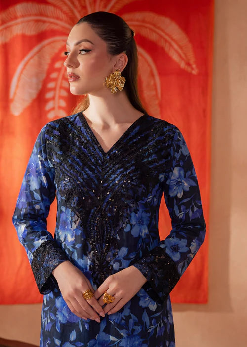 Printed Embroidered Lawn Kurta