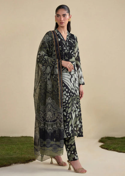 Textured Lawn Embroidered Lawn Kurta Set with Dupatta