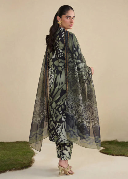 Textured Lawn Embroidered Lawn Kurta Set with Dupatta