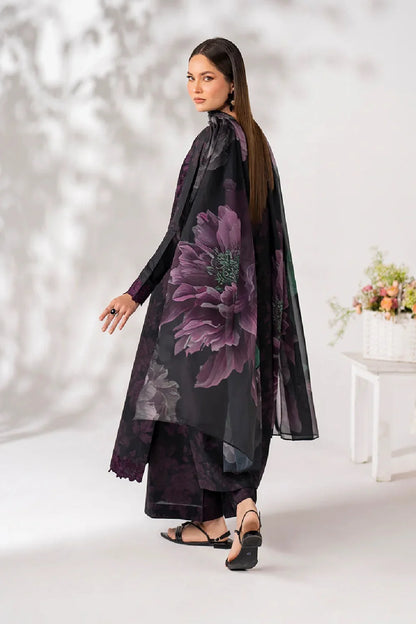 Digital Printed Pure Lawn Suit with Embroidered Laces