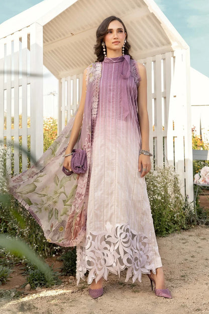 Tie-Dye Chikankari Embroidered Lawn Suit