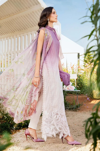 Tie-Dye Chikankari Embroidered Lawn Suit