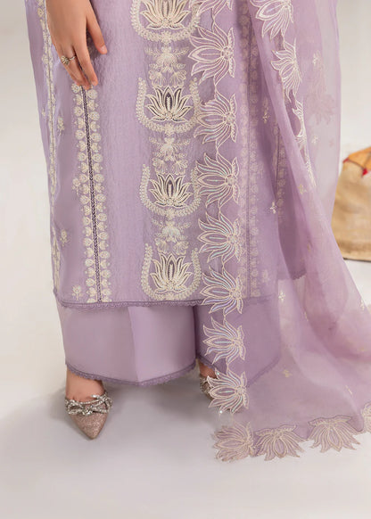 Lilac Lawn Suit with Khadi Net Dupatta