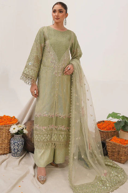 Pistachio Green Embellished Suit