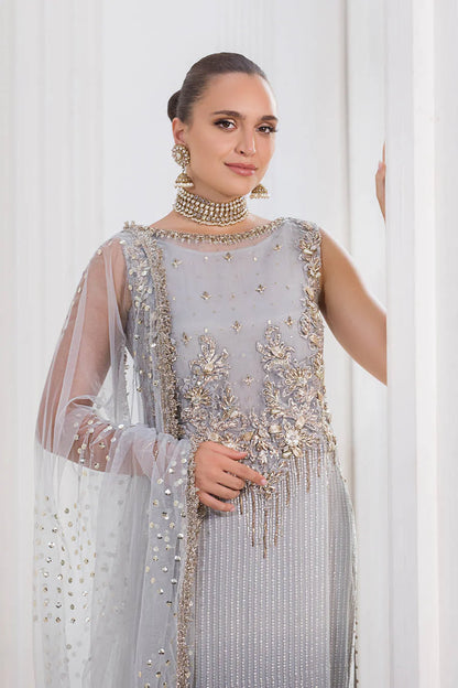 Hand Embroidered Indowestern Suit with Sleeves