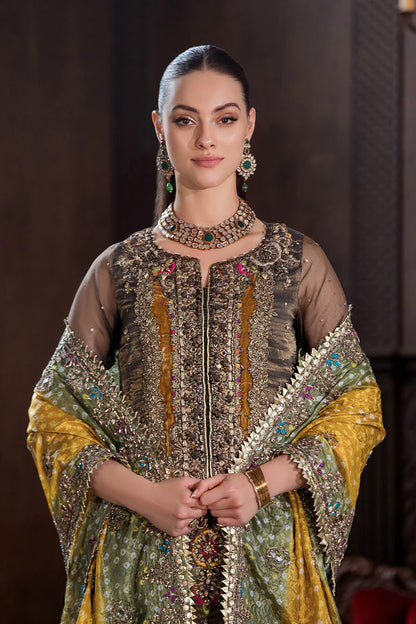 Hand Embroidered Resham Maysuri Suit