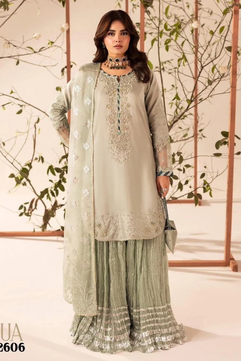 Embellished Crushed Silk Sharara