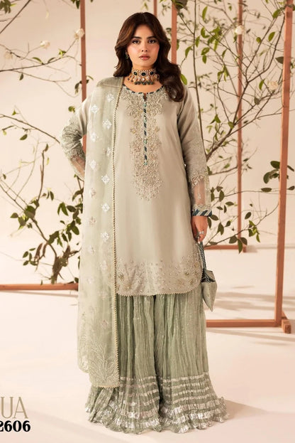 Embellished Crushed Silk Sharara