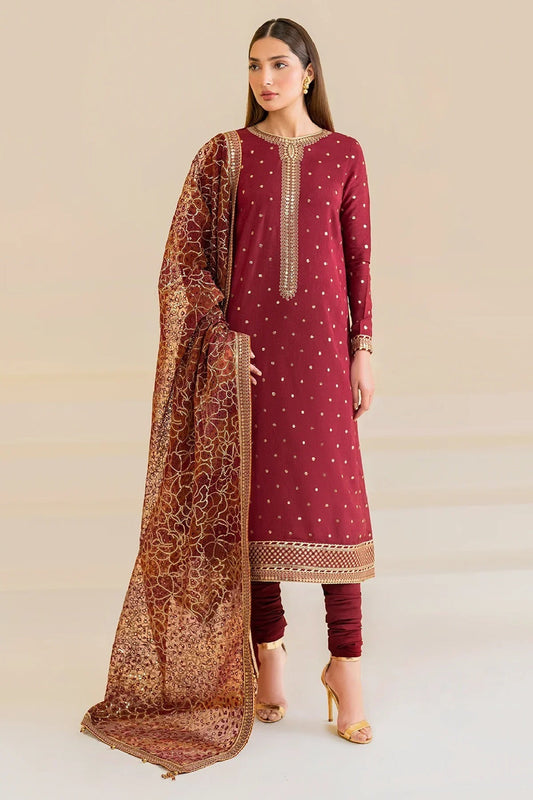 Embroidered Lawn Suit with Heavy Chikankari Dupatta