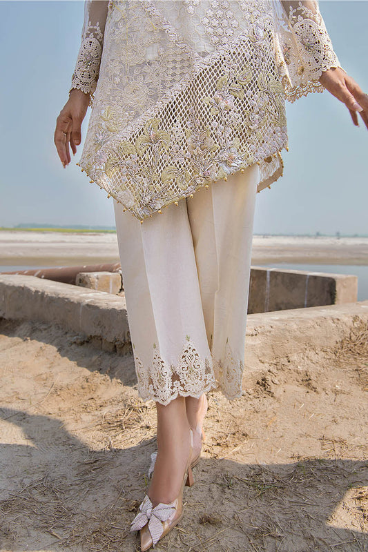 Grey Hand Embroidered Suit with 3D Work