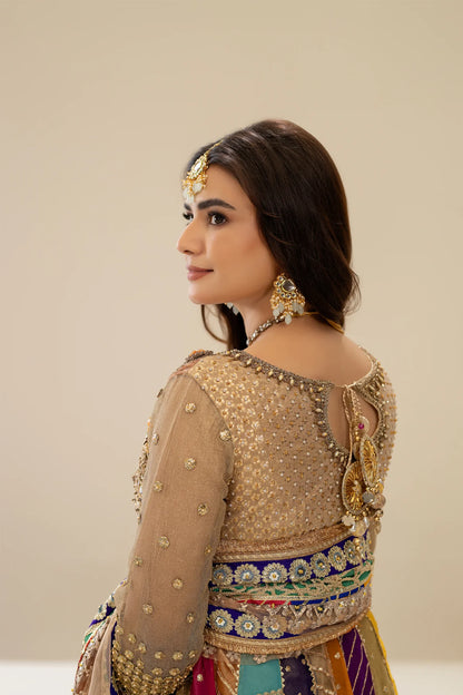 Handmade Multicolor Pure Maysuri Anarkali Maxi