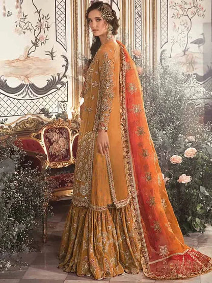 Mustard Handmade Bridal Gharara