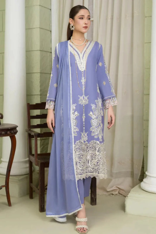 Lilac Straight Kurta Set with Dupatta