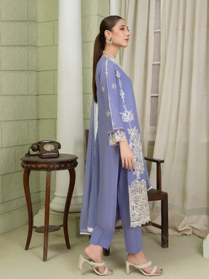 Lilac Straight Kurta Set with Dupatta