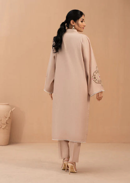 Schiffli Embroidered Winter Kurta Set