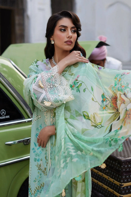 Heavy Embroidered Pure Lawn Suit