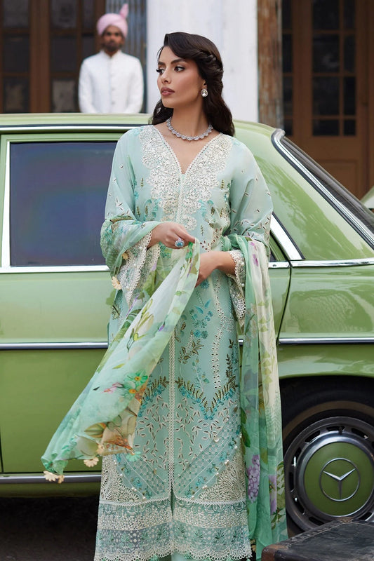 Heavy Embroidered Pure Lawn Suit