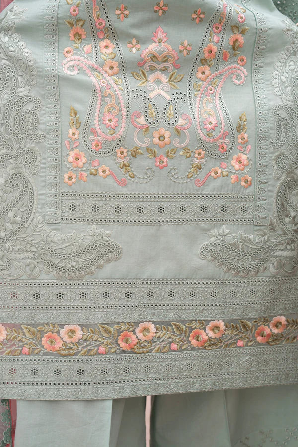 Sea Breeze Pure Cotton Chikankari Suit