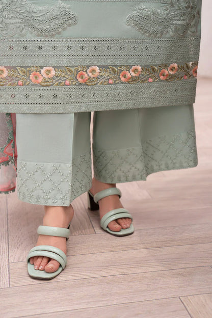 Sea Breeze Pure Cotton Chikankari Suit