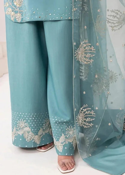 Dhanak Embroidered Short Kurta Set with Dupatta