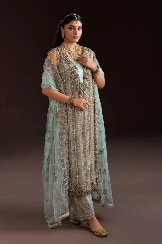 Heavy Handmade Crinkle Chiffon Suit