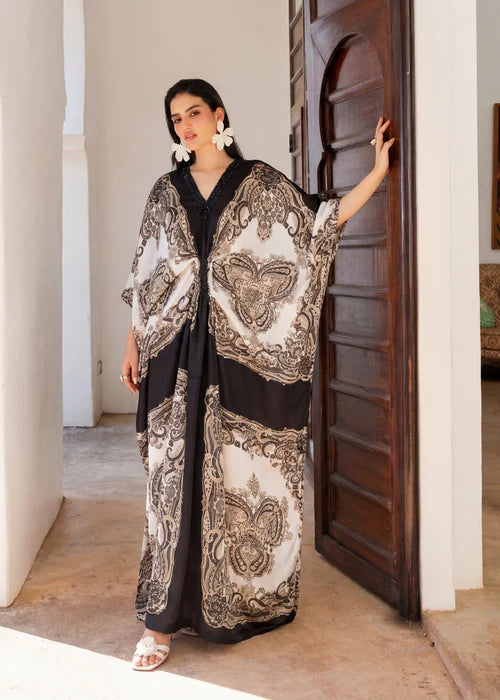 Silk Embellished Kaftan
