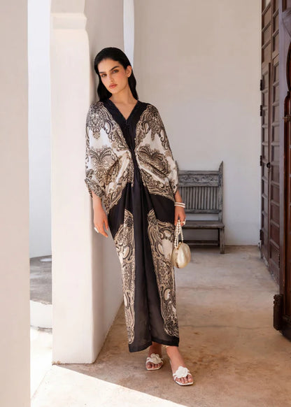 Silk Embellished Kaftan