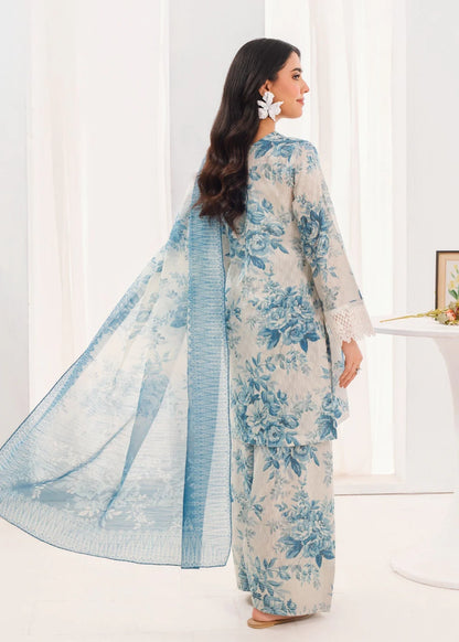 Embroidered Lawn Farshi Shalwar Suit