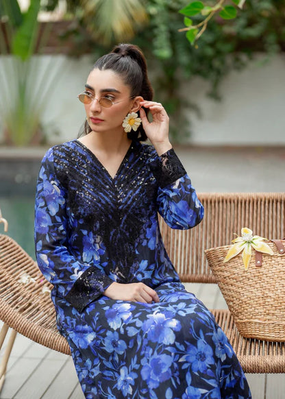Printed Embroidered Lawn Kurta
