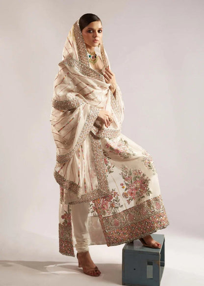 Cream Handmade Soft Net Suit