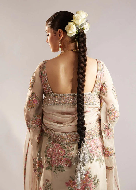 Cream Handmade Soft Net Suit