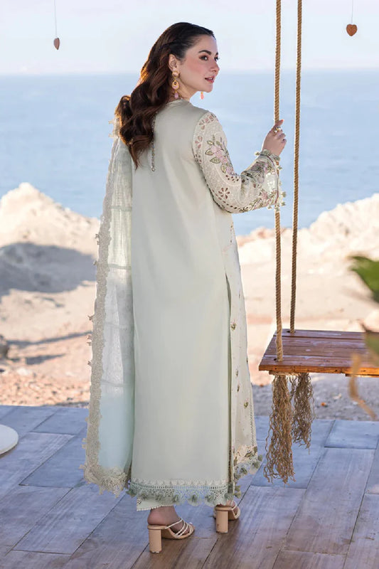 Cross Stitch Embroidered Chikankari Lawn Suit