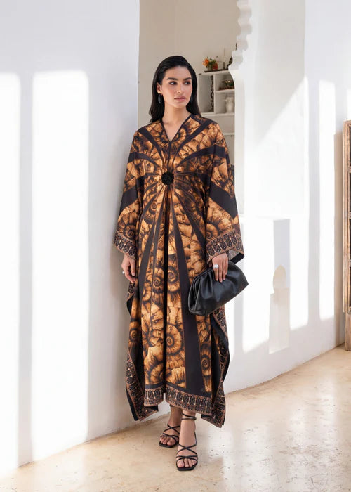 Silk Embellished Kaftan