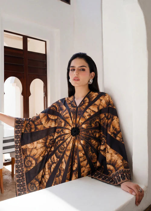Silk Embellished Kaftan