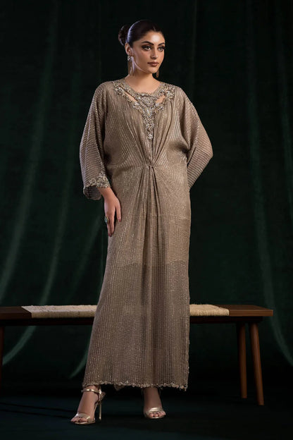 Hand Embroidered Maysuri Indowestern Kaftan with Tights