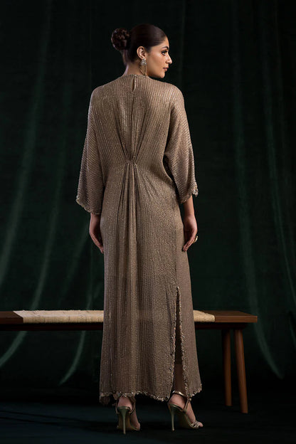 Hand Embroidered Maysuri Indowestern Kaftan with Tights